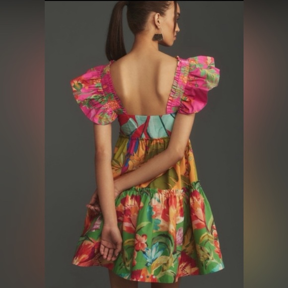 🎉🎉HOST PICK 10.2025🎉🎉 FARM Rio Foliage Mix Mini Dress - Picture 5 of 16